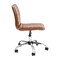 Flash Furniture Low Back Designer Armless Brown Ribbed Swivel Task Office Chair DS-512B-BR-GG - alternate 4
